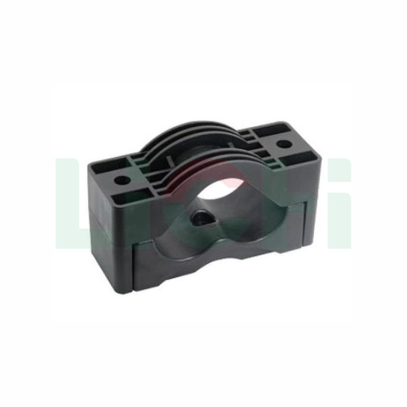 Three-core cable clamp